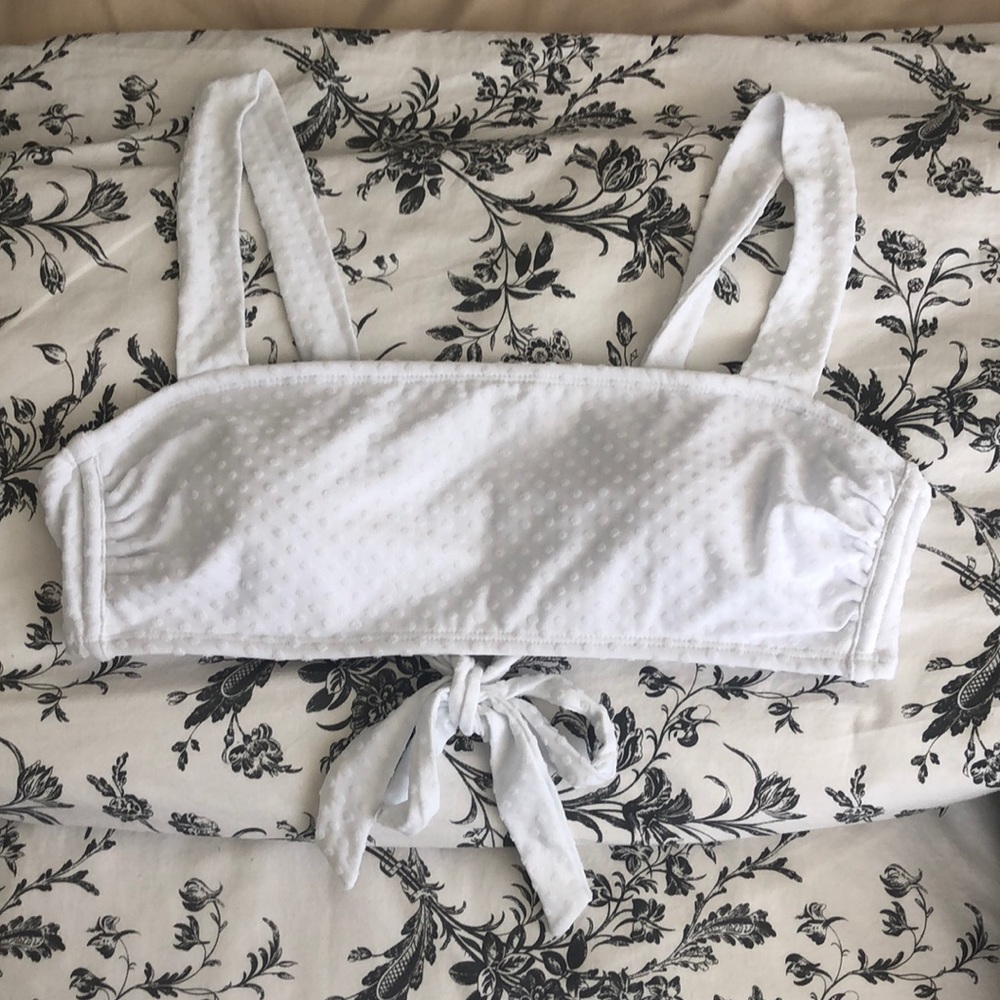 White bikini top